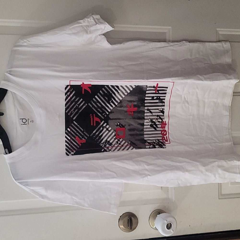 ID IDEOLOGY MEN'S LOGO GRAPHIC TEE: WHITE: NWOT: SZ XL